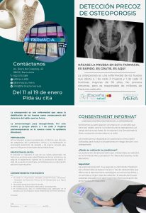 Lee más sobre el artículo En enero se inicia la campaña de detección precoz de osteoporosis en farmacias impulsada por Fundación España Salud